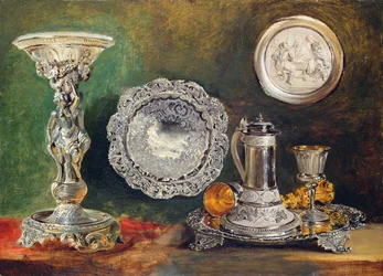 A Still Life of Silver